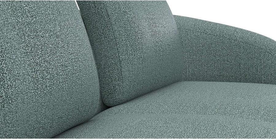 FLEXLUX Zithoek Torino rond L-vorm bankhoek met recamière longchair-sofa