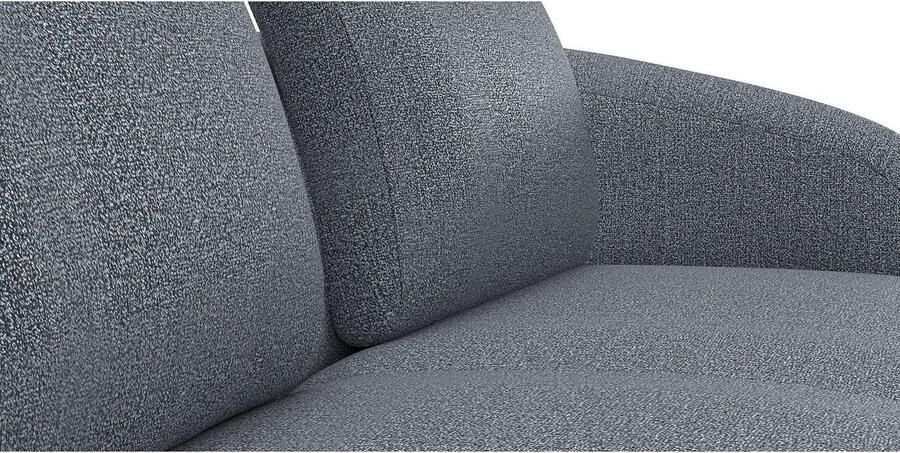 FLEXLUX Zithoek Torino rond L-vorm bankhoek met recamière longchair-sofa