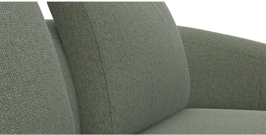 FLEXLUX Zithoek Torino rond L-vorm bankhoek met recamière longchair-sofa