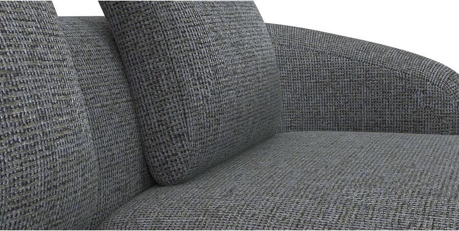 FLEXLUX Zithoek Torino rond L-vorm bankhoek met recamière longchair-sofa