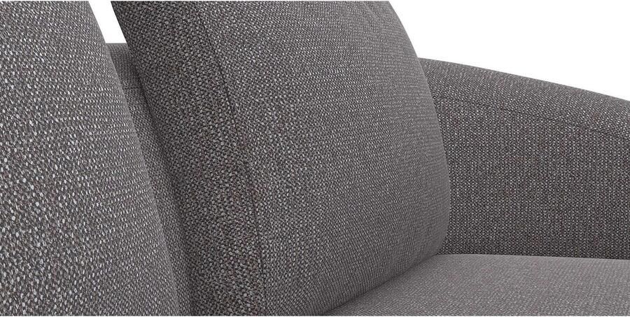 FLEXLUX Zithoek Torino rond L-vorm bankhoek met recamière longchair-sofa