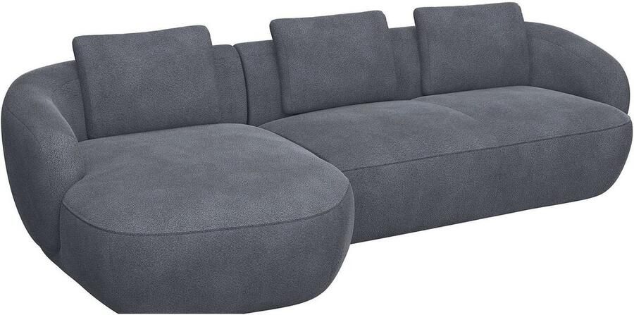 FLEXLUX Zithoek Torino rond L-vorm bankhoek met recamière longchair-sofa - Foto 2