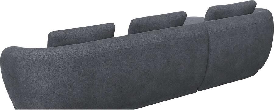 FLEXLUX Zithoek Torino rond L-vorm bankhoek met recamière longchair-sofa - Foto 3