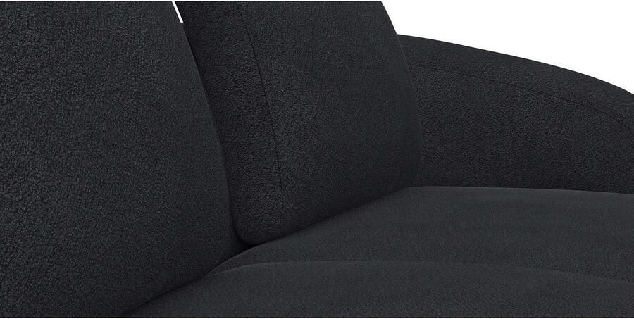 FLEXLUX Zithoek Torino rond L-vorm bankhoek met recamière longchair-sofa