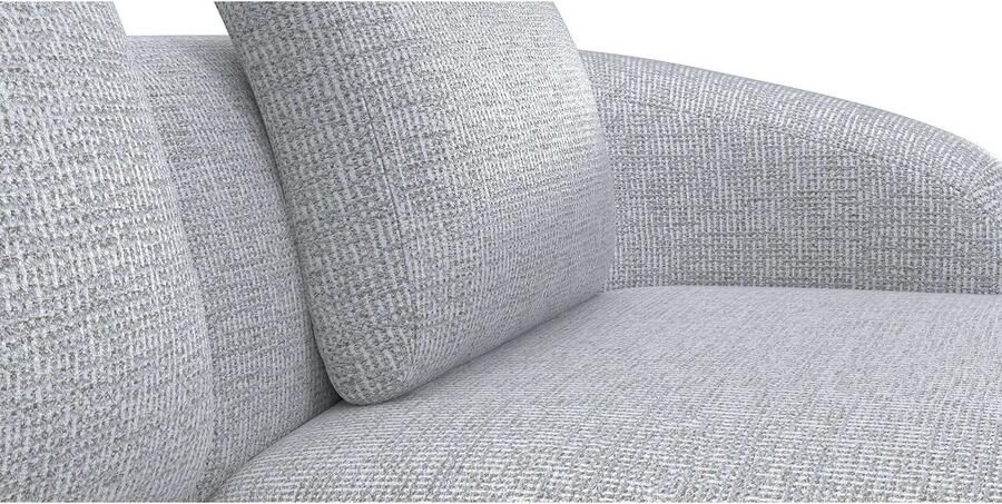 FLEXLUX Zithoek Torino rond L-vorm bankhoek met recamière longchair-sofa