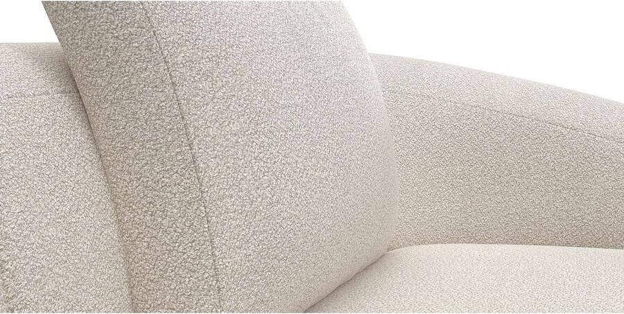 FLEXLUX Zithoek Torino rond L-vorm bankhoek met recamière longchair-sofa