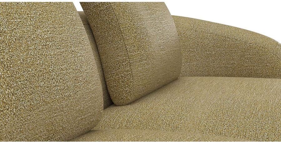 FLEXLUX Zithoek Torino rond L-vorm bankhoek met recamière longchair-sofa