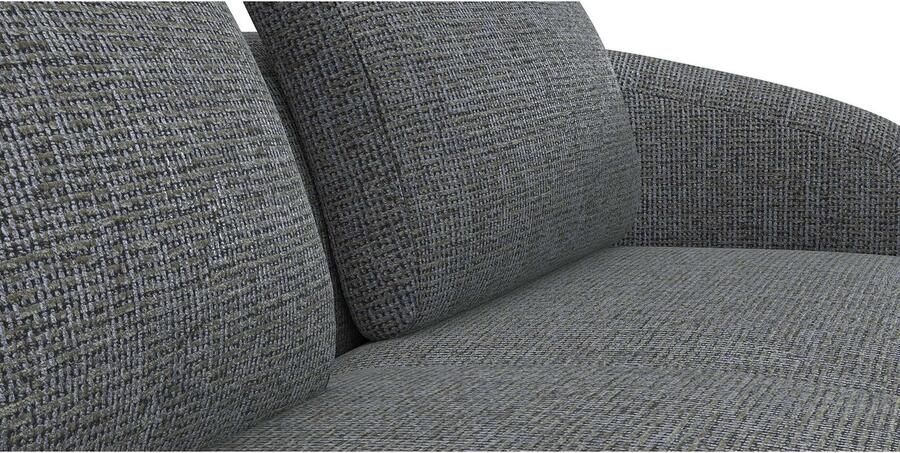 FLEXLUX Zithoek Torino rond L-vorm bankhoek met recamière longchair-sofa