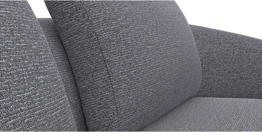 FLEXLUX Zithoek Torino rond L-vorm bankhoek met recamière longchair-sofa