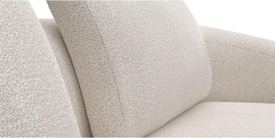 FLEXLUX Zithoek Torino rond L-vorm bankhoek met recamière longchair-sofa