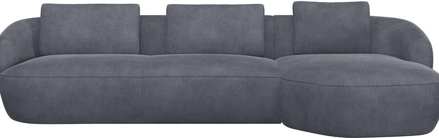 FLEXLUX Zithoek Torino rond L-vorm bankhoek met recamière longchair-sofa - Foto 4