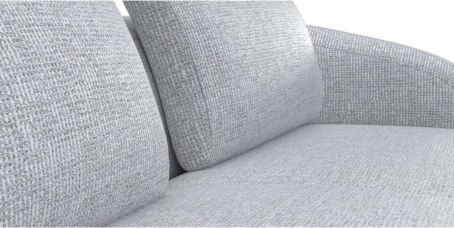 FLEXLUX Zithoek Torino rond L-vorm bankhoek met recamière longchair-sofa