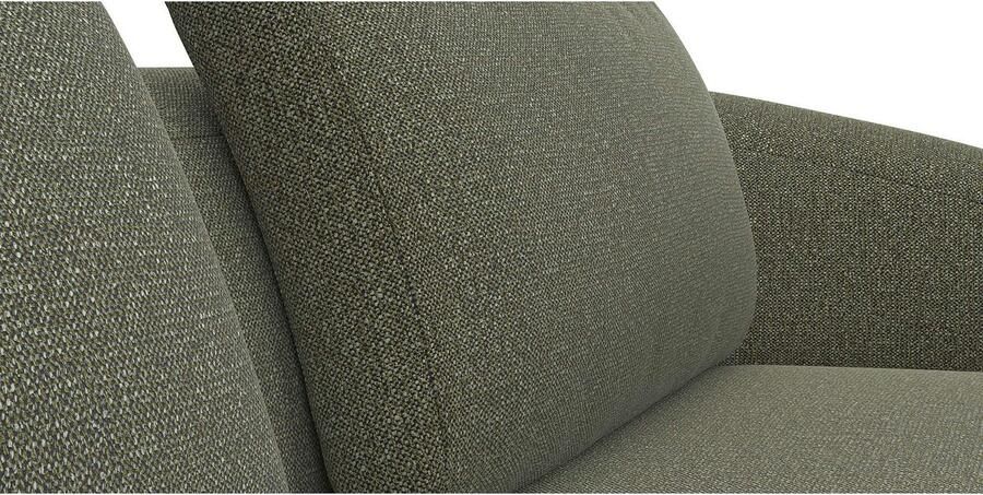 FLEXLUX Zithoek Torino rond L-vorm bankhoek met recamière longchair-sofa