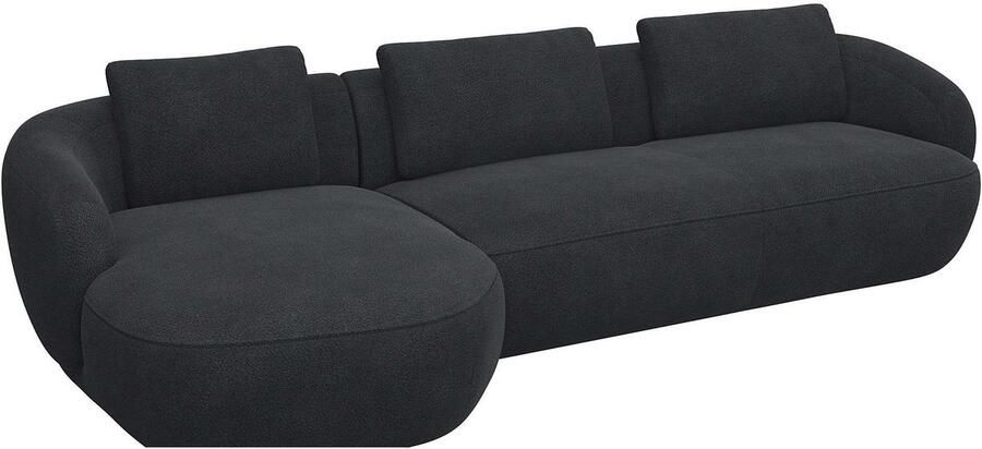 FLEXLUX Zithoek Torino rond L-vorm bankhoek met recamière longchair-sofa - Foto 2