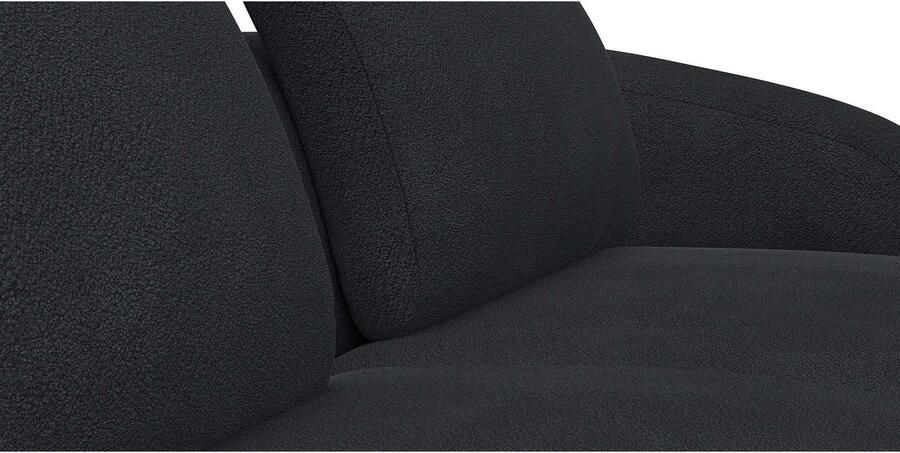 FLEXLUX Zithoek Torino rond L-vorm bankhoek met recamière longchair-sofa