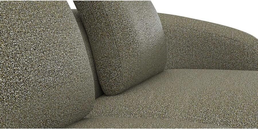 FLEXLUX Zithoek Torino rond L-vorm bankhoek met recamière longchair-sofa