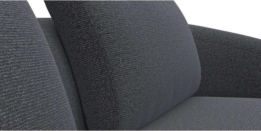 FLEXLUX Zithoek Torino rond L-vorm bankhoek met recamière longchair-sofa