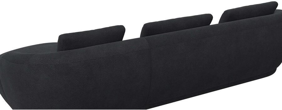 FLEXLUX Zithoek Torino rond L-vorm bankhoek met recamière longchair-sofa - Foto 3