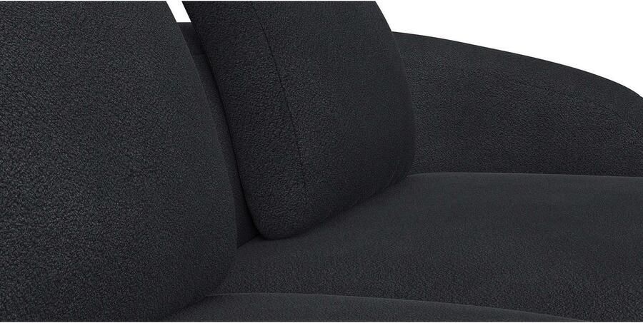 FLEXLUX Zithoek Torino rond L-vorm bankhoek met recamière longchair-sofa