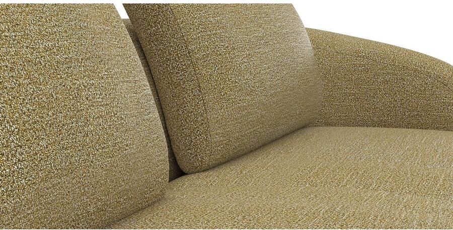 FLEXLUX Zithoek Torino rond L-vorm bankhoek met recamière longchair-sofa