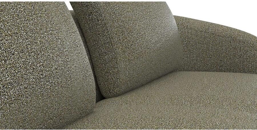 FLEXLUX Zithoek Torino rond L-vorm bankhoek met recamière longchair-sofa