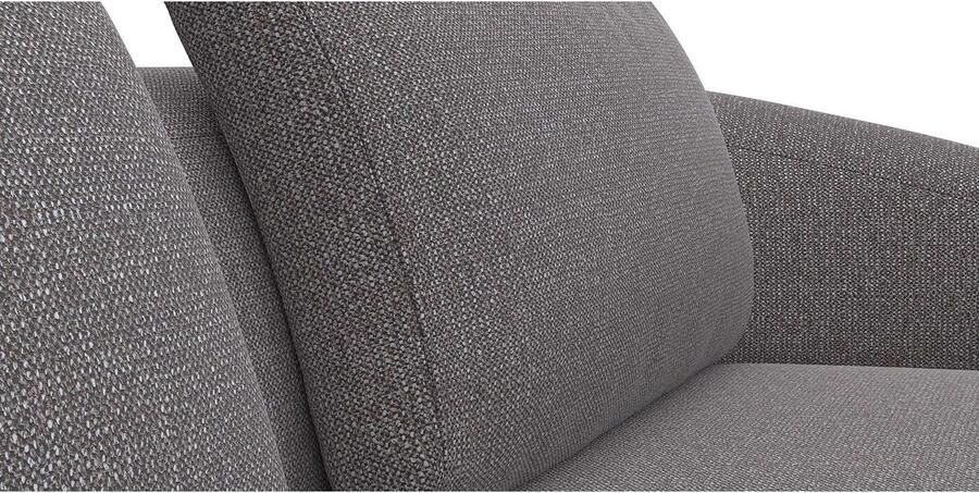 FLEXLUX Zithoek Torino rond L-vorm bankhoek met recamière longchair-sofa