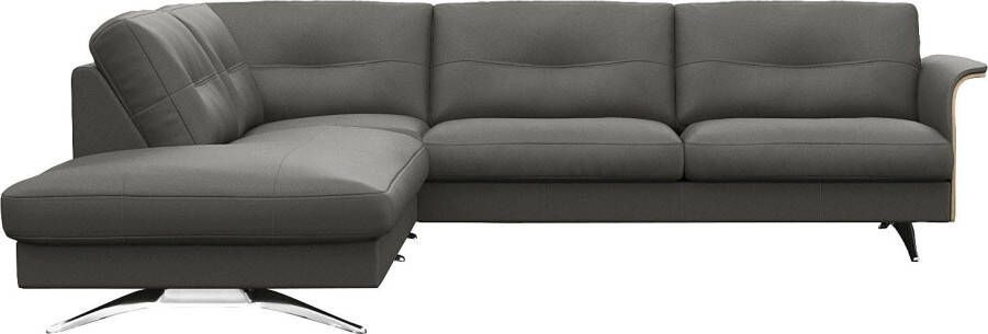 FLEXLUX Hoekbank Glow super comfortabel door hoogwaardige zitconstructie met binnenvering L-vorm - Foto 6