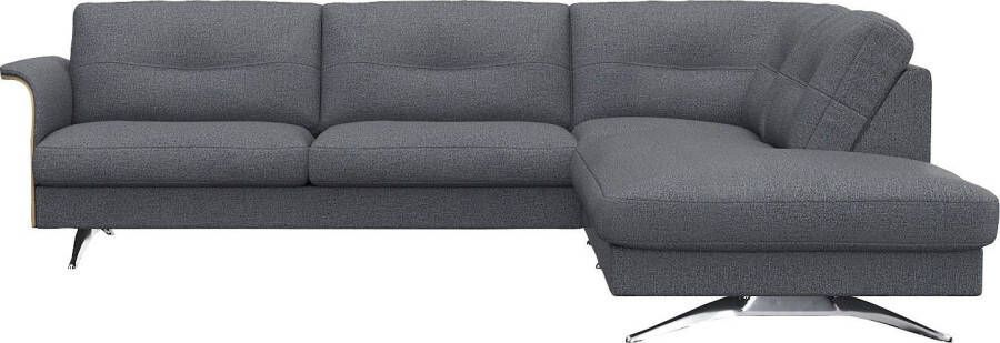FLEXLUX Hoekbank Glow super comfortabel door hoogwaardige zitconstructie met binnenvering L-vorm - Foto 5