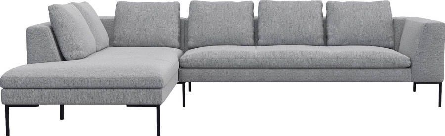FLEXLUX Hoekbank Loano super comfortabel zitcomfort door koudschuim in de zitting L-vorm - Foto 7