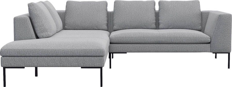 FLEXLUX Hoekbank Loano super comfortabel zitcomfort door koudschuim in de zitting L-vorm - Foto 6