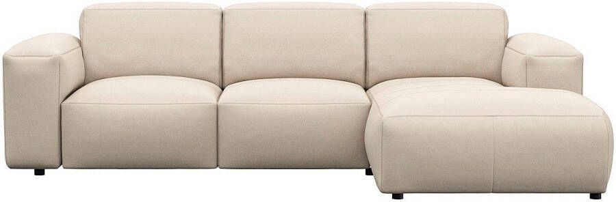 FLEXLUX Hoekbank Lucera Chaise longue rechts of links L-vorm comfortabel - Foto 7