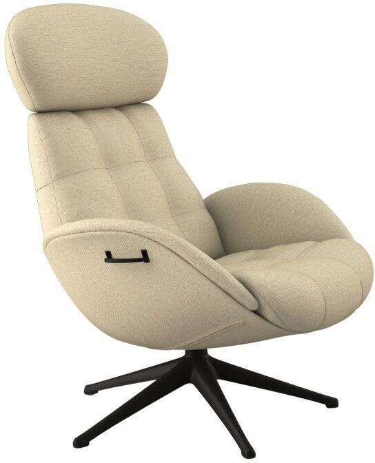 FLEXLUX Relaxfauteuil Chester relaxfauteuil hoog comfort Scandi draaibaar Premium comfort rug- en hoofdeindeverstelling draaibaar voet zwart - Foto 10