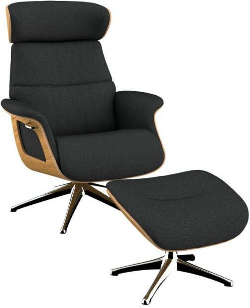 FLEXLUX Relaxfauteuil Clement Relaxstuhl Polstersessel Liegesessel TV-Stuhl Relaxfauteuil hoog comfort ergonomische zithouding verstelbare rugleuning