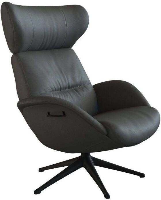 FLEXLUX Relaxfauteuil Relaxchairs More Eersteklas comfort rug- en hoofdsteunverstelling draaibaar zwarte voet - Foto 9