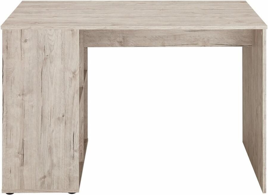 FMD Bureau met zijschappen 117x73x75 cm zandeikenkleurig - Foto 7