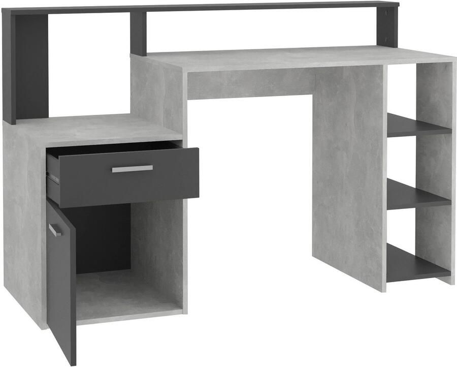 FMD Bureau met kast Bolton met 3 open vakken - Foto 2