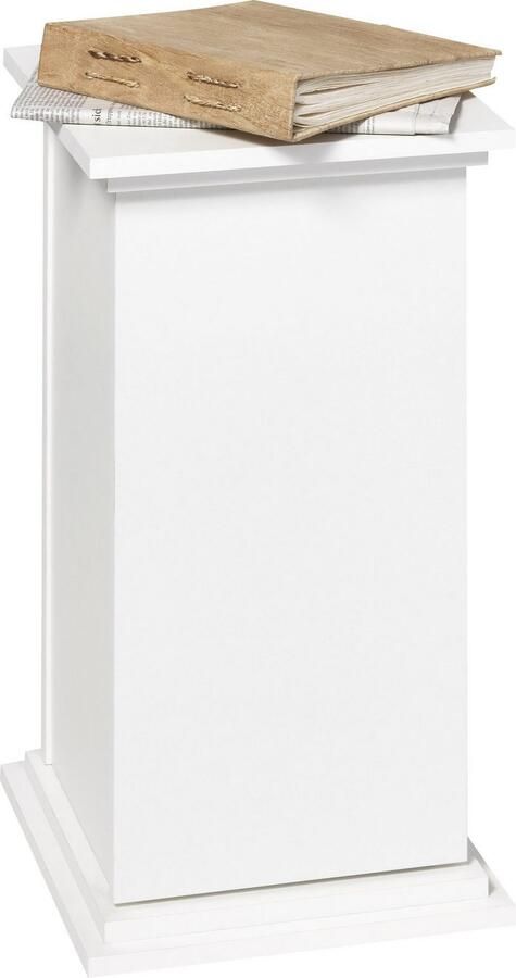 FMD LuxeLivin' Bijzettafel met deur 57 4 cm wit - Foto 6