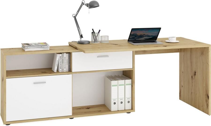 FMD Hoekbureau Diego Hoogglans fronten met rek veel opbergruimte - Foto 6