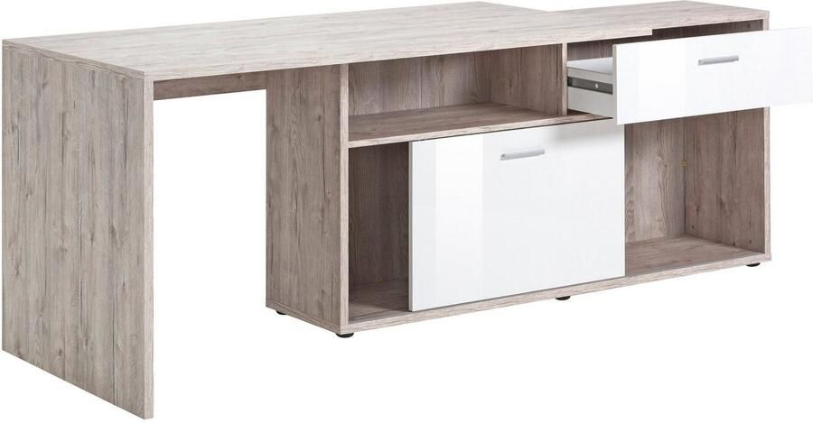 FMD Hoekbureau Diego Hoogglans fronten met rek veel opbergruimte - Foto 15