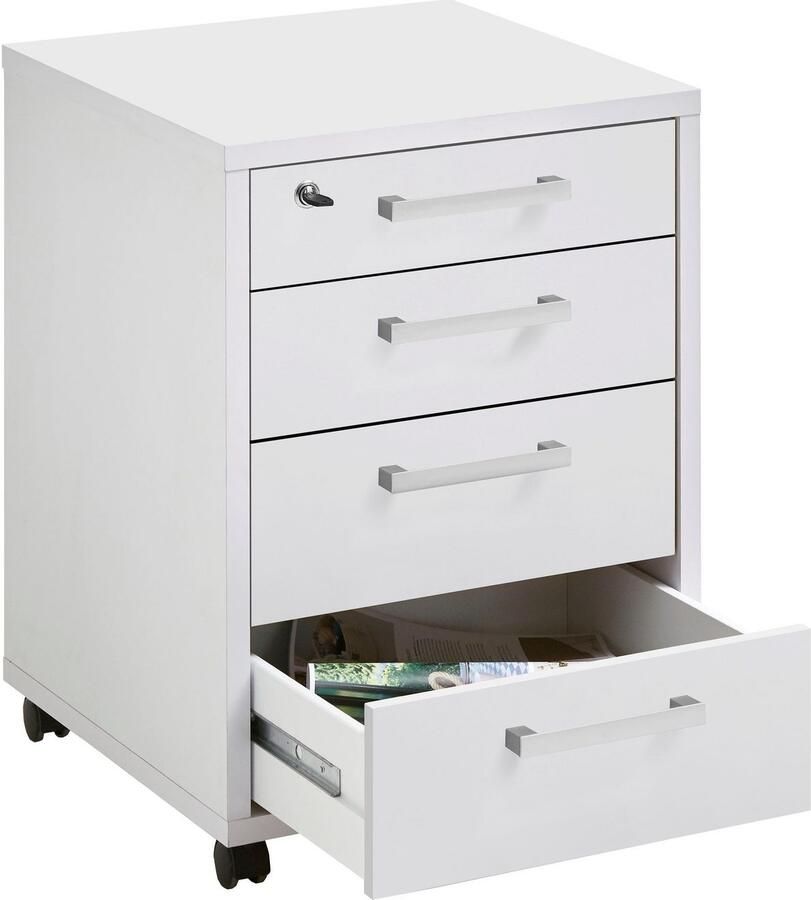 FMD -Ladekast-verrijdbaar-48x49 5x65 5-cm-wit - Foto 3