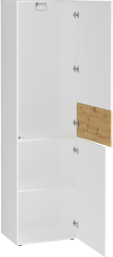 FMD -Garderobe-met-2-deuren-54 5x41 7x199 1-cm-wit-en-artisan-eiken - Foto 6