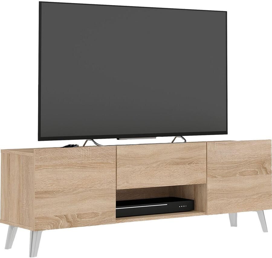 CaliCosy Tv-meubel 2 deuren 1 lade Brighton 2 L140 cm x 46 5 cm - Foto 2