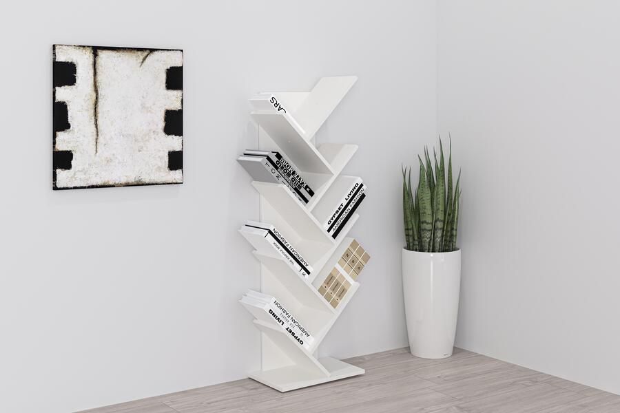 FMD Wandplank Büchen 1 Plank boekenstandaard opbergmogelijkheid 125 cm hoog - Foto 4