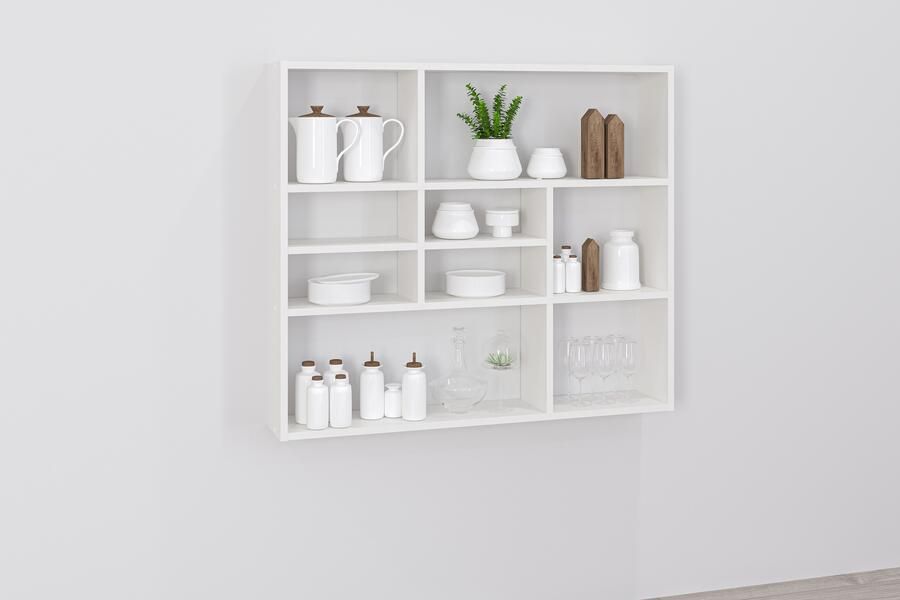 FMD Wandplank Mika Plank met veel opbergruimte 90 cm breed 78 2 cm hoog - Foto 7