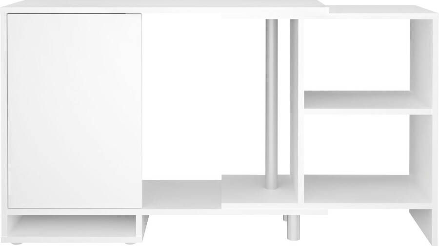 LuxeLivin' Hoekkast modulair met open schap wit - Foto 8
