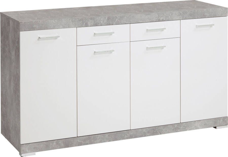 FMD Buffet 2 Tiroirs 4 Portes L160 cm Bristol - Foto 6