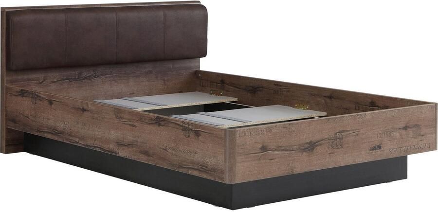 FORTE Bed Jacky met gestoffeerd hoofdbord - Foto 5