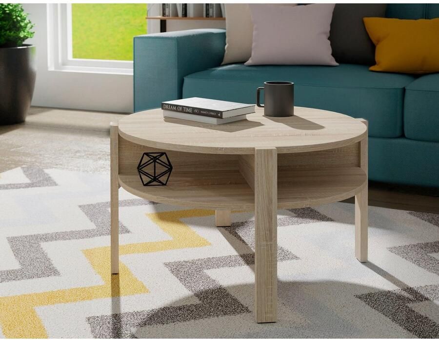 FORTE Bijzettafel Tobago Diameter ca. 74 5 cm