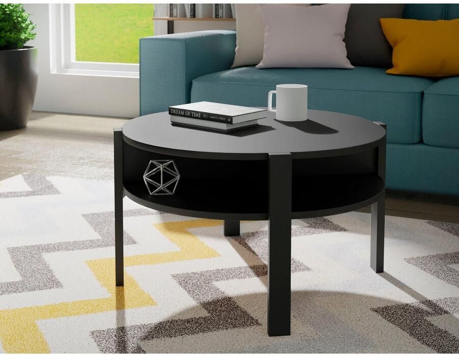 FORTE Bijzettafel Tobago Diameter ca. 74 5 cm