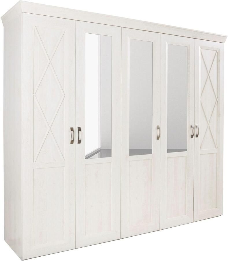 FORTE Draaideurkast Kashmir TOPVERKOPER in klassieke landelijke stijl gemaakt in Europa - Foto 2